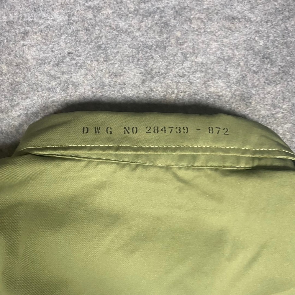 AVIREX Dragon Parachute Military Jacket Mens XL Olive Green Embroidered NWT - Picture 8 of 16